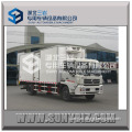 DONGFENG refrigerated tank truck mini 10 tons refrigerated insulated van box truck refrigerated freezer trailer sale